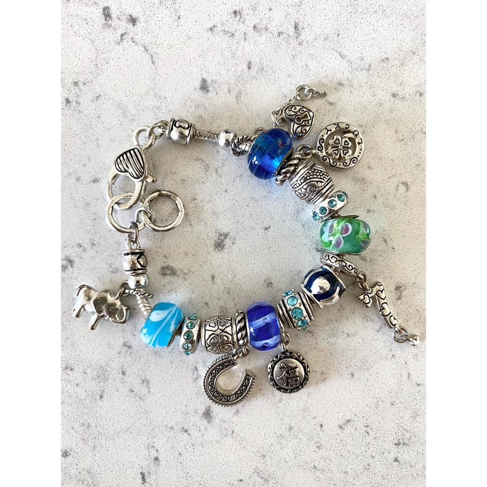 Lucky Silver Charm Bracelet